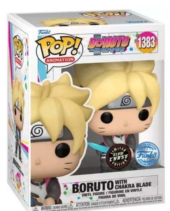 NARUTO: SHIPPUDEN: BORUTO WITH CHAKRA BLADE #1383 - FUNKO POP!-GITD-CHASE