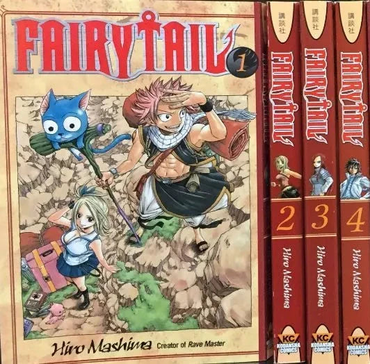 FAIRY TAIL - VOL 1-4 MANGA SET