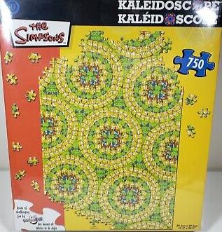 SIMPSONS: KALEIDOSCOPE (BART SKATEBOARD) - PUZZLE-DANAWARES-750 PCS