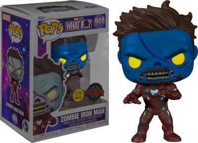 WHAT IF...?: ZOMBIE IRON MAN #944 - FUNKO POP!-GITD-EXCLUSIVE