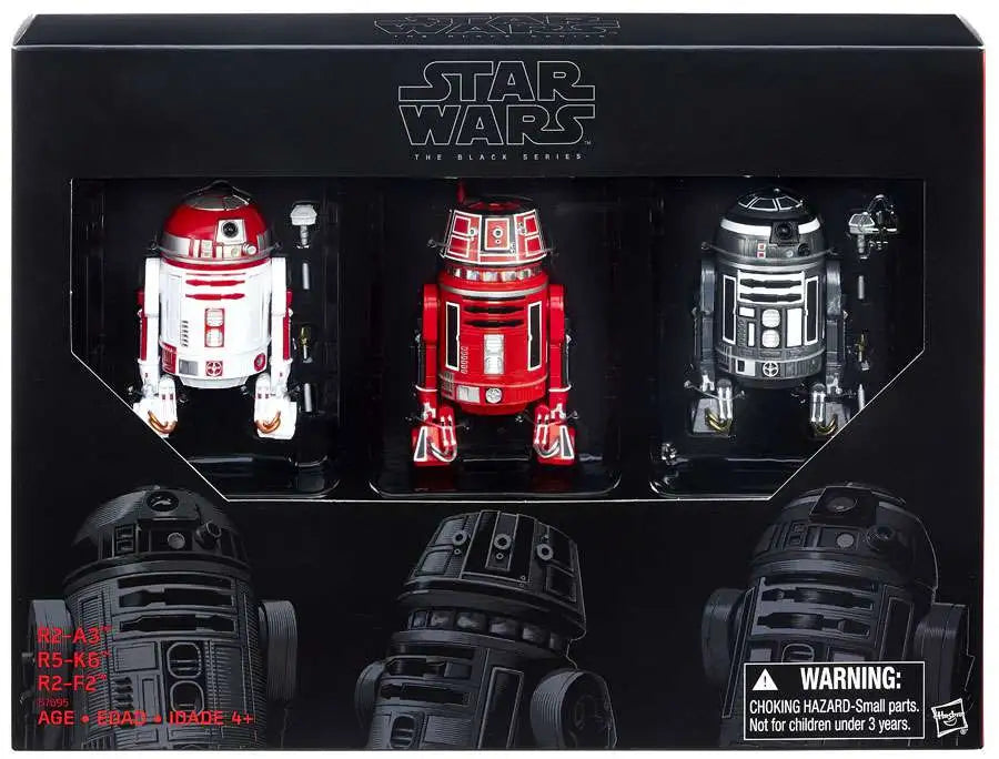 STAR WARS: R2-A3/R5-K6/R2-F2 - BLACK SERIES-EXCLUSIVE