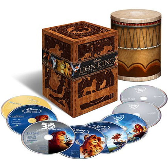 LION KING  - BLU-TRILOGY-LTD. ED. DRUM (8 DISCS)