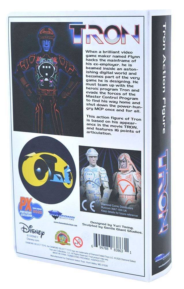 TRON: VHS FIGURE - DIAMOND-2020 CON EX.