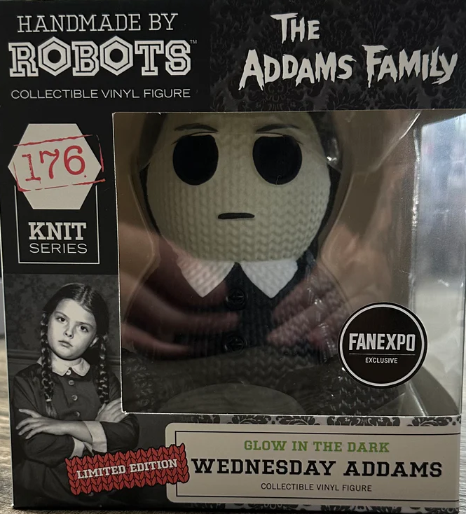 ADDAMS FAMILY: WEDNESDAY #176 (KNIT SERIES) - HANDMADE BY ROBOTS-GITD-EX