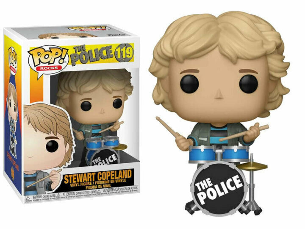 POLICE: STING 118/STEWART 119/ANDY 120 - FUNKO POP!-SET OF 3