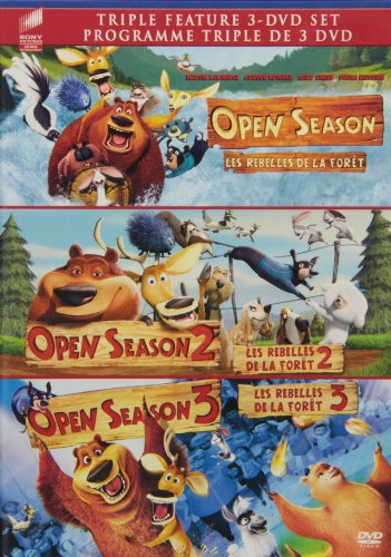 OPEN SEASON (2006) / OPEN SEASON 2 / OPEN SEASON 3 - SET BILINGUAL