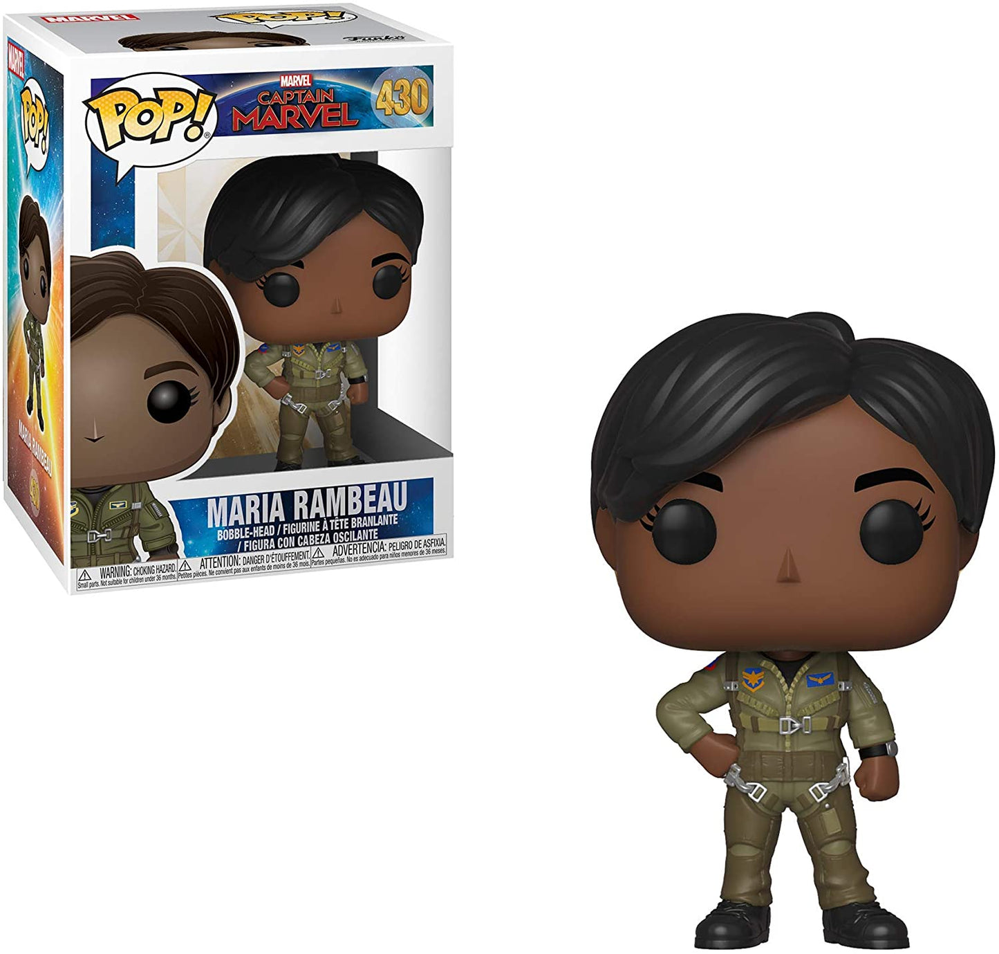 CAPTAIN MARVEL: MARIA RAMBEAU #430 - FUNKO POP!