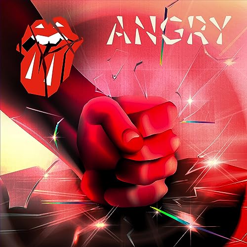 THE ROLLING STONES - ANGRY - LIMITED 10-INCH BLACK VINYL WITH ETCHED B-SIDE