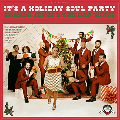 SHARON JONES & THE DAP-KINGS - IT'S A HOLIDAY SOUL PARTY (CANDY CANE COLOR VINYL)