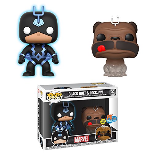 BLACK BOLT & LOCKJAW (2 PACK) - FUNKO POP!-2018 CON-GITD