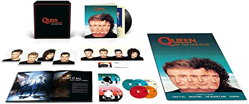 QUEEN - THE MIRACLE (SUPER DELUXE COLLECTOR'S EDITION 5CD+DVD+BLURAY+LP) (CD)