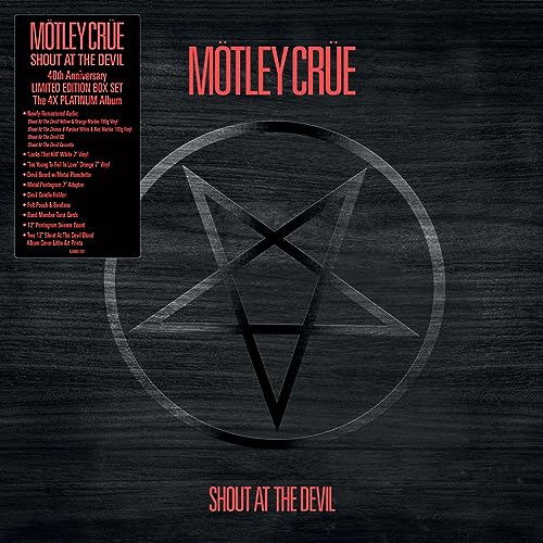 MOTLEY CRUE - SHOUT AT THE DEVIL (40TH ANNIVERSARY BOX SET) (VINYL)