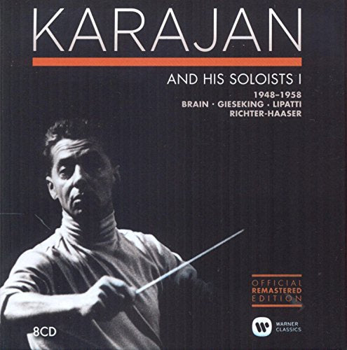 HERBERT VON KARAJAN - THE KARAJAN OFFICIAL REMASTERED EDITION - KARAJAN AND HIS SOLOISTS 1: CONCERTO RECORDINGS 1948-1958 (CD)