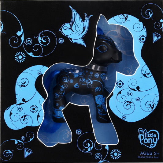 MY LITTLE PONY: BLUE/BLACK COLLECTORE ART - HASBRO-2008