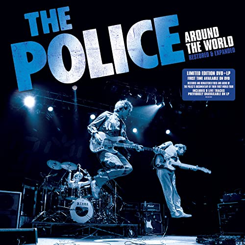 THE POLICE - AROUND THE WORLD RESTORED & EXPANDED LIMITED EDITION SILVER LP/DVD