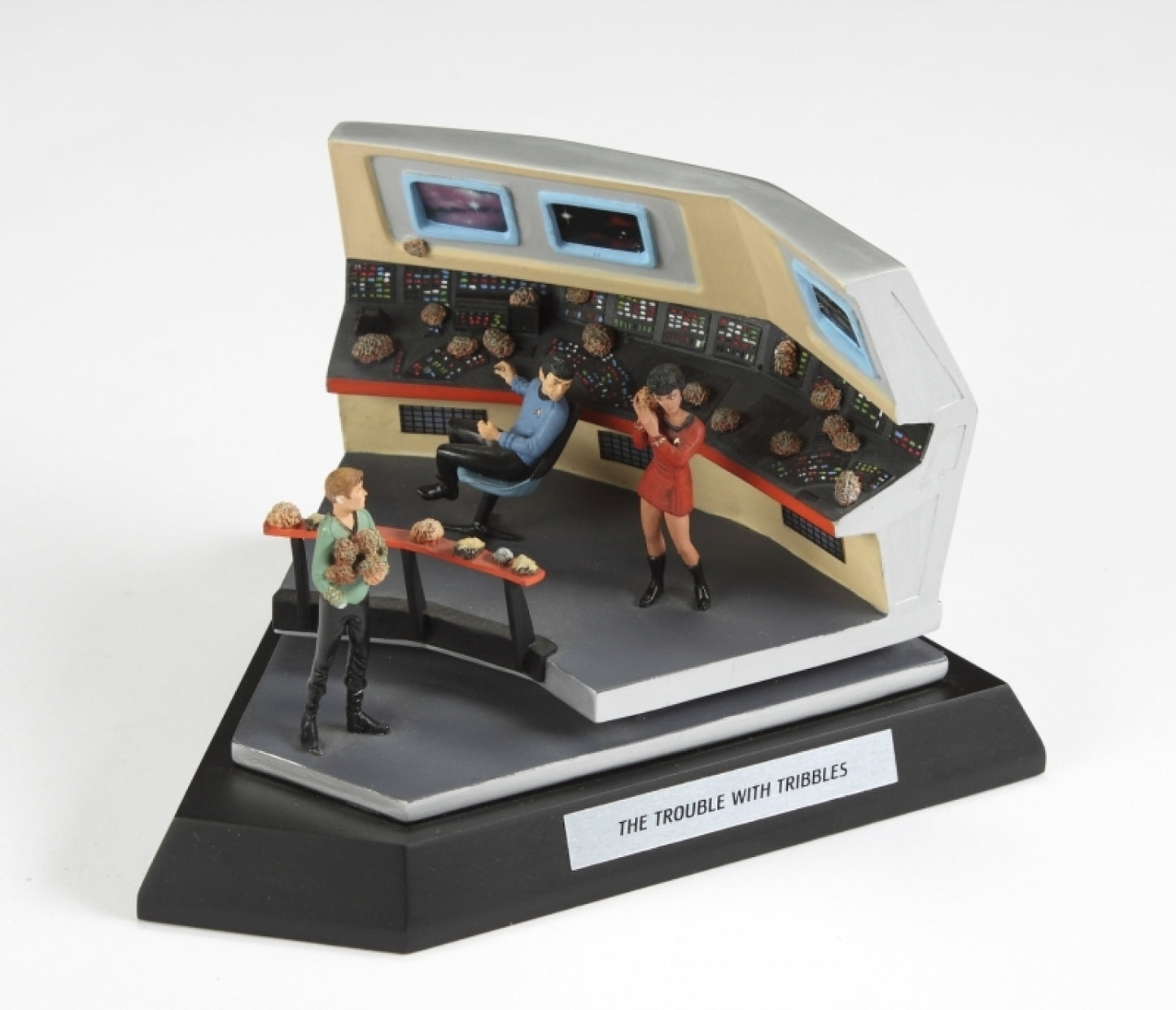 STAR TREK: TROUBLE WITH TRIBBLES - FRANKLIN MINT-DIORAMA-1994