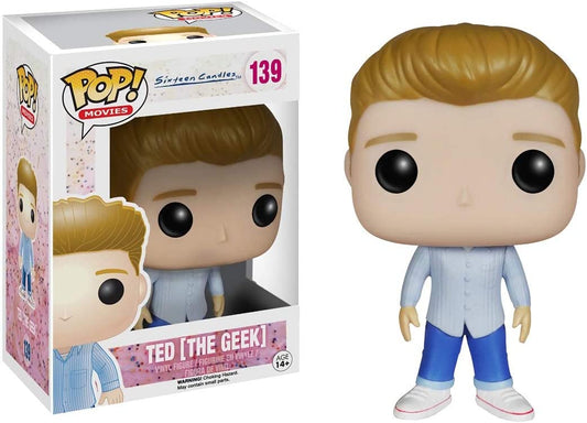 SIXTEEN CANDLES: TED (THE GEEK) #139 - FUNKO POP!-DAMGED BOX