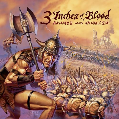 3 INCHES OF BLOOD - ADVANCE AND VANQUISH (REMASTERED, 20TH ANNIVERSARY) (BLOOD RED VINYL)
