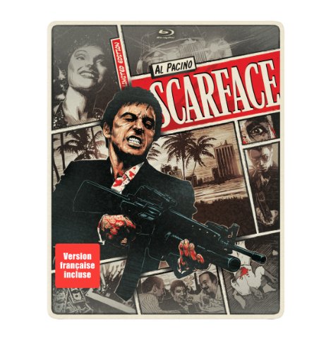 SCARFACE (1983) (STEELBOOK EDITION) [BLU-RAY + DVD + DIGITAL COPY + ULTRAVIOLET] (BILINGUAL)