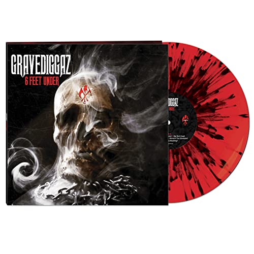 GRAVEDIGGAZ - 6 FEET UNDER (RED & BLACK SPLATTER) (VINYL)