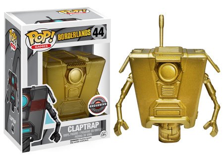 BORDERLANDS: CLAPTRAP (GOLD) #44 - FUNKO POP!-EXCLUSIVE