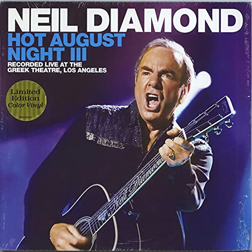 NEIL DIAMOND - HOT AUGUST NIGHT III - BLUE VINYL