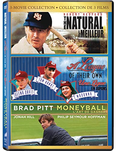 THE LEAGUE OF THEIR OWN, A (1992) / MONEYBALL (2011) / NATURAL - SET (BILINGUAL)