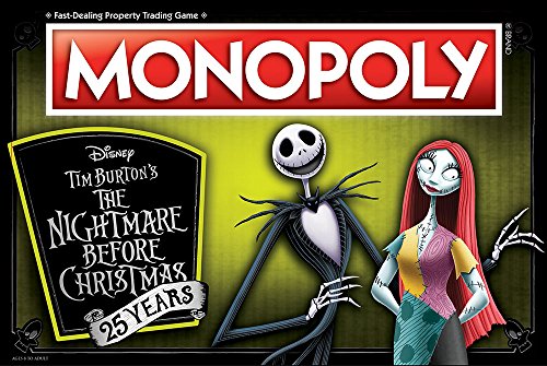 NIGHTMARE BEFORE CHRISTMAS - MONOPOLY-25 YEARS