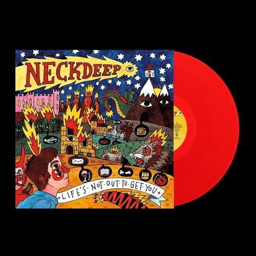 NECK DEEP - LIFE'S NOT OUT TO GET YOU - BLOOD RED (VINYL)