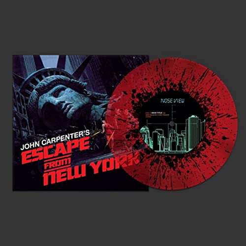 ESCAPE FROM NEW YORK / O.S.T. - ESCAPE FROM NEW YORK (ORIGINAL SOUNDTRACK) - TRANSPARENT RED/BLACK SPLATTER VINYL