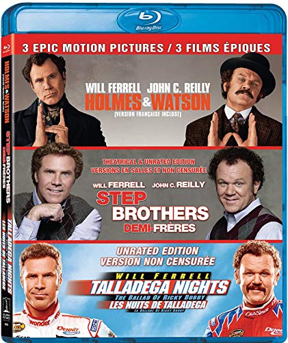 HOLMES AND WATSON / STEP BROTHERS / TALLADEGA NIGHTS: THE BALLAD OF RICKY BOBBY - SET [BLU-RAY] (BILINGUAL)