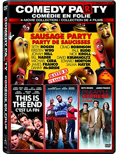 NIGHT BEFORE, THE / PINEAPPLE EXPRESS / SAUSAGE PARTY / THIS IS THE END - SET (BILINGUAL)