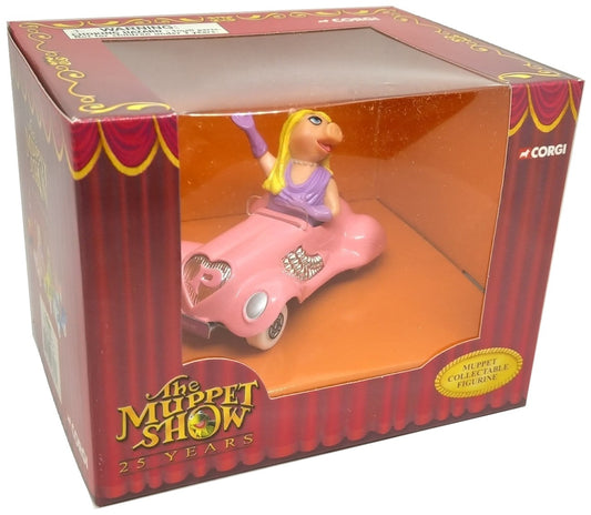 MUPPET SHOW: MISS PIGGY WITH CAR - CORGI-2002-DIE-CAST