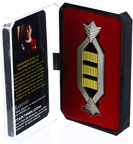 STAR TREK: CAPTAIN RANK PIN - ANOVOS-2015-MOVIE ERA