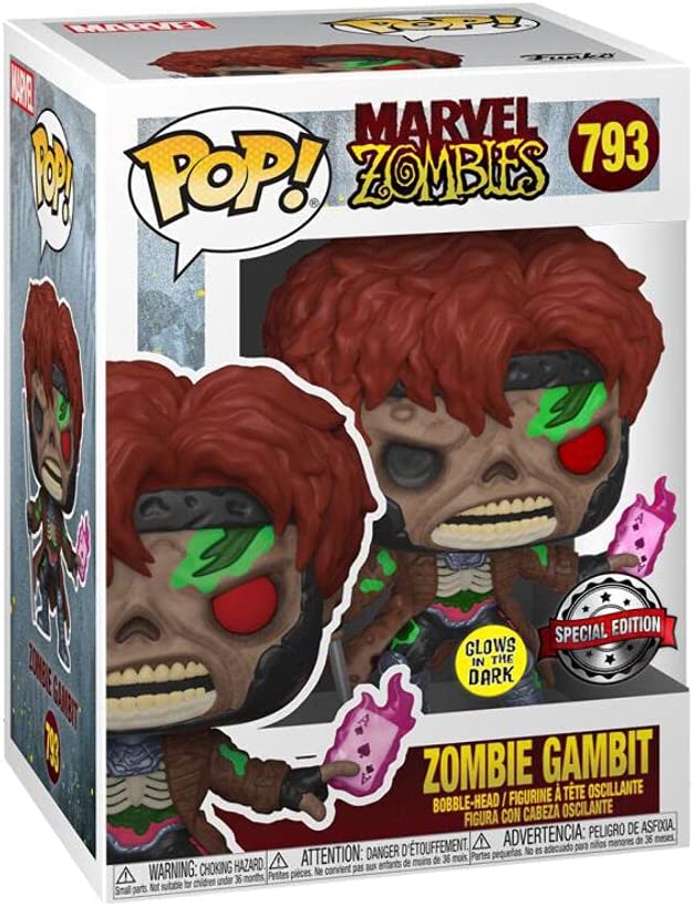 MARVEL ZOMBIES: ZOMBIE GAMBIT #793 - FUNKO POP!-SPECIAL ED-GITD