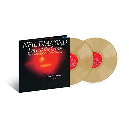 NEIL DIAMOND - LOVE AT THE GREEK - GOLD VINYL - SEALED