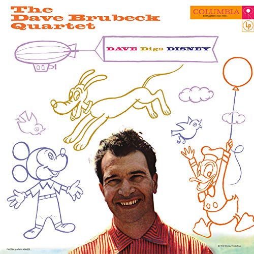 THE DAVE BRUBECK QUARTET - DAVE DIGS DISNEY (VINYL)