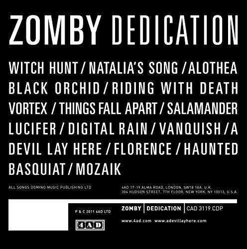 ZOMBY - DEDICATION (CD) (CD)