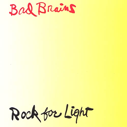 BAD BRAINS - ROCK FOR LIGHT - YELLOW W/ RED SPLATTER (VINYL)