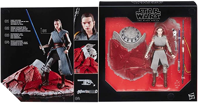 STAR WARS: REY (JEDI TRAINING) - BLACK SERIES-EXCLUSIVE