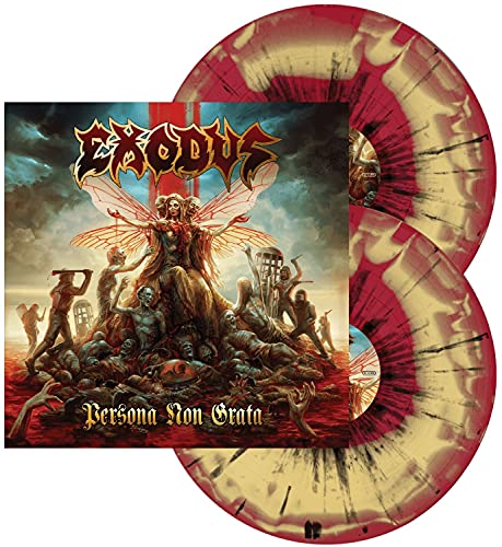 EXODUS - PERSONA NON GRATA (RED & MUSTARD W/ BLACK SPLATTER VINYL)