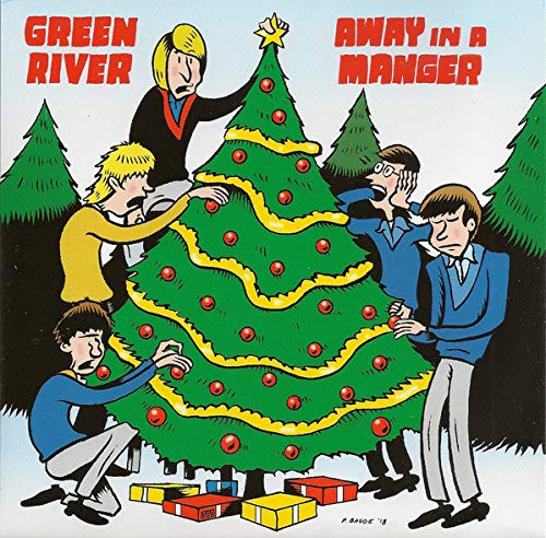 GREEN RIVER & U-MEN - AWAY IN A MANGER / BLUE CHRISTMAS (VINYL)