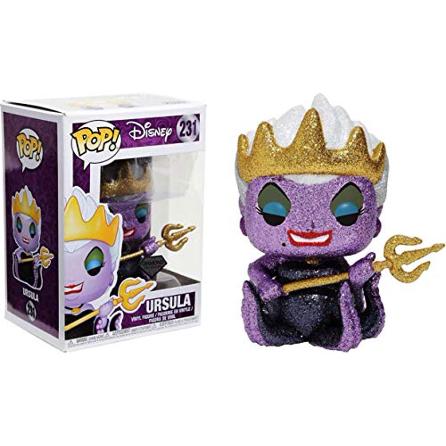 DISNEY: URSULA #231 (DIAMOND) - FUNKO POP!-EXCLUSIVE