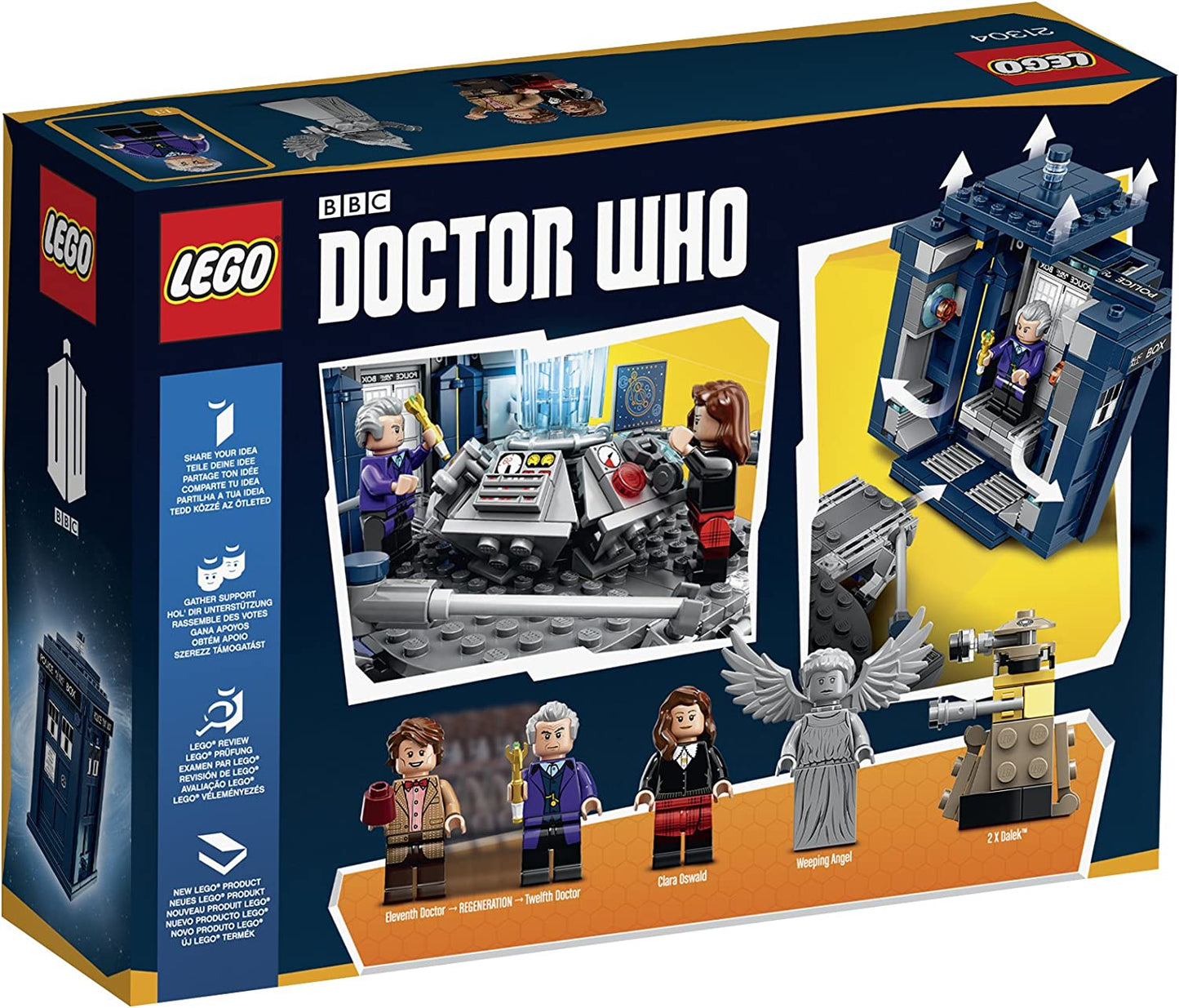 DOCTOR WHO: TARDIS - LEGO-#21304-OPEN BOX