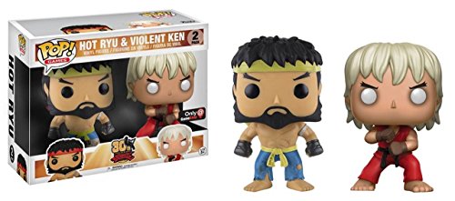 STREET FIGHTER 30TH: HOT RYU & VIOLENT KEN (2-PACK) - FUNKO POP!-EXCLUSIVE