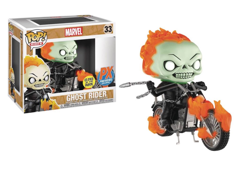 MARVEL: GHOST RIDER #33 - FUNKO POP!-GITD-EXCLUSIVE