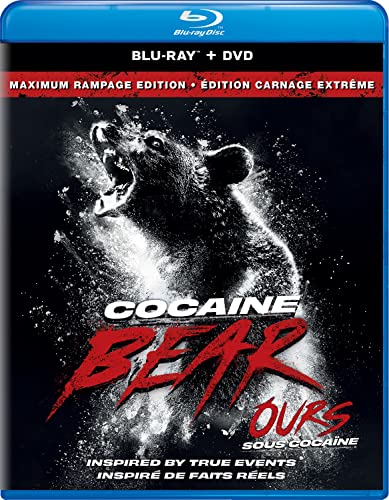 COCAINE BEAR - MAXIMUM RAMPAGE EDITION BLU-RAY + DVD