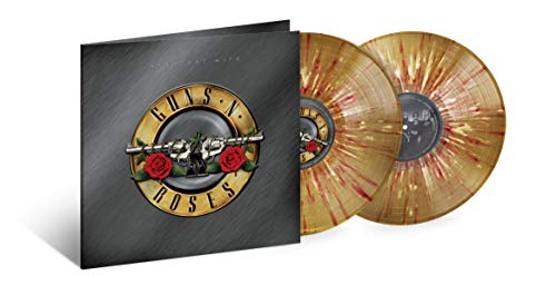 GUNS N' ROSES - GREATEST HITS (LIMITED GOLD WITH RED & WHITE SPLATTER 2LP VINYL)