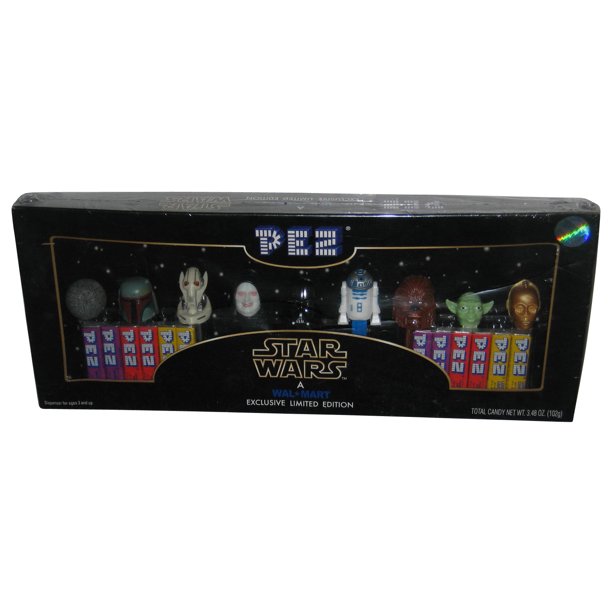 STAR WARS SET OF 9 - PEZ-LIMITED ED.-PAST EXPIRY-DO NOT EAT