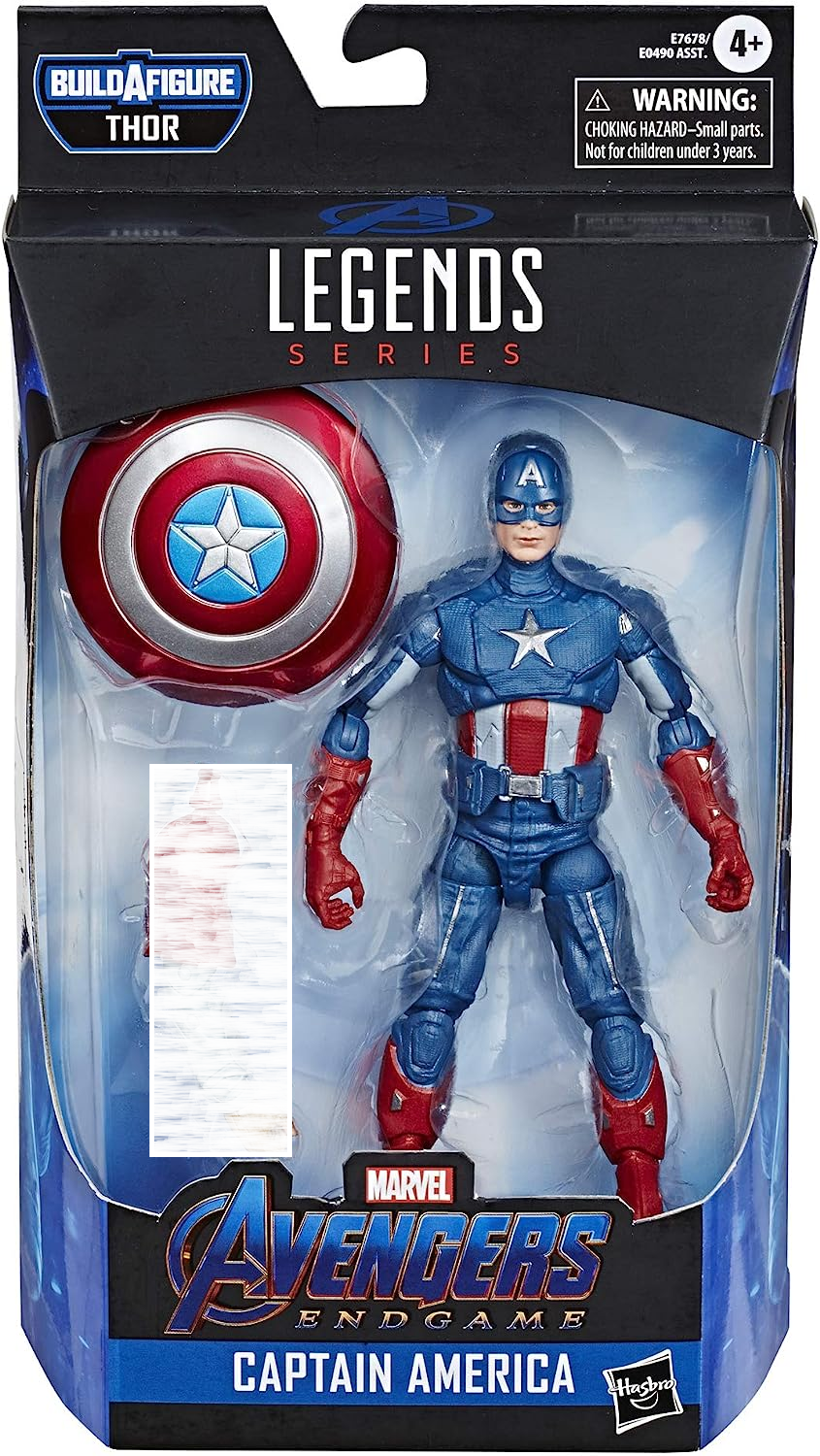 AVENGERS: ENDGAME: CAPTAIN AMERICA - LEGENDS SERIES-NO BUILD A FIGURE